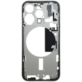 Mid-Frame Housing W/ Small Parts For iPhone 15 Pro (EU / Global Version) (Pull) (White Titanium)