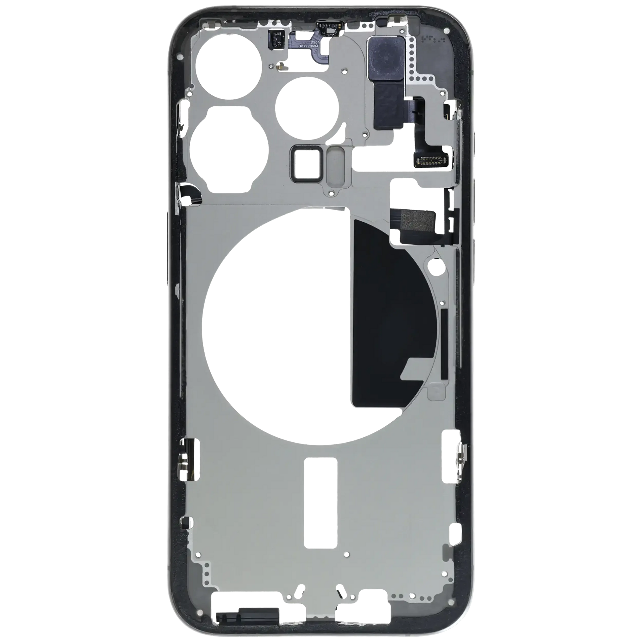 Mid-Frame Housing W/ Small Parts For iPhone 15 Pro (EU / Global Version) (Pull) (Natural Titanium)