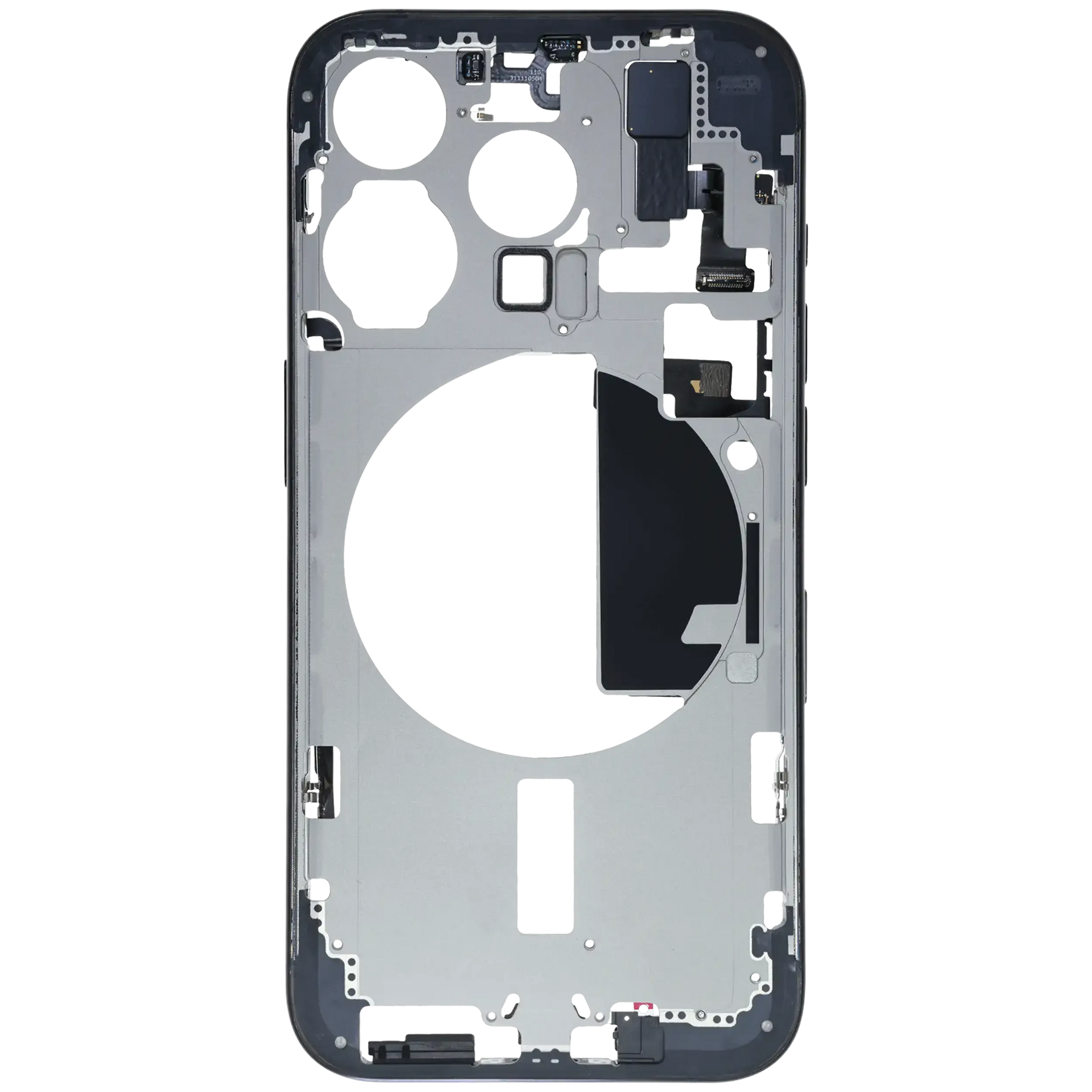 Mid-Frame Housing W/ Small Parts For iPhone 15 Pro (EU / Global Version) (Pull) (Blue Titanium)