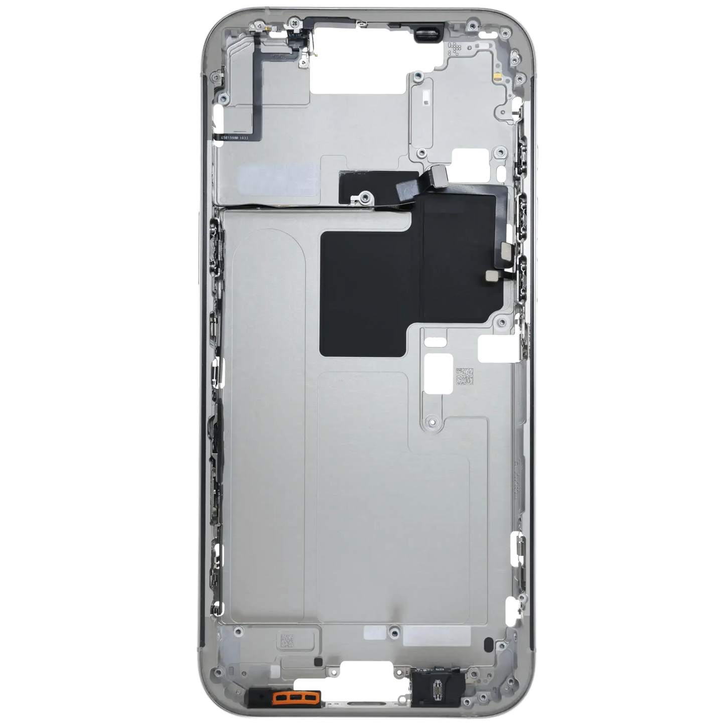 Mid-Frame Housing W/ Small Parts For iPhone 16 Pro Max (US Version) (Pull) (White Titanium)