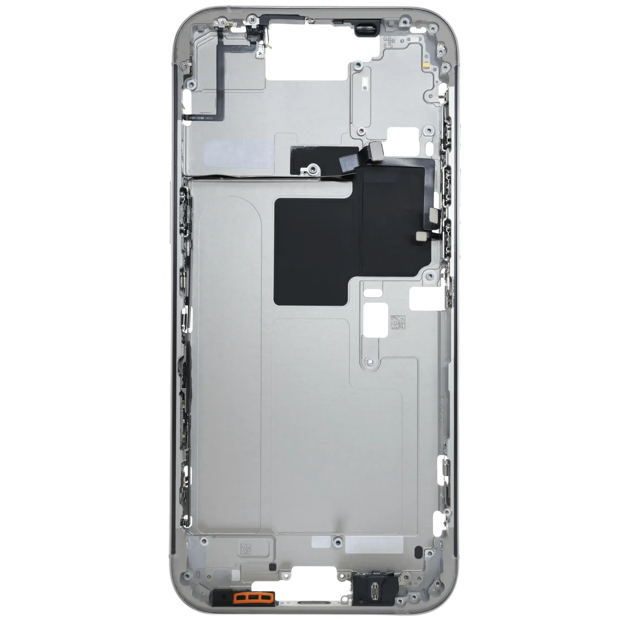 Mid-Frame Housing W/ Small Parts For iPhone 16 Pro Max (US Version) (Pull) (White Titanium)