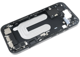 Mid-Frame Housing W/ Charging Port Flex & Small Parts For iPhone 16 (EU / Global Version) (Pull) (Black)
