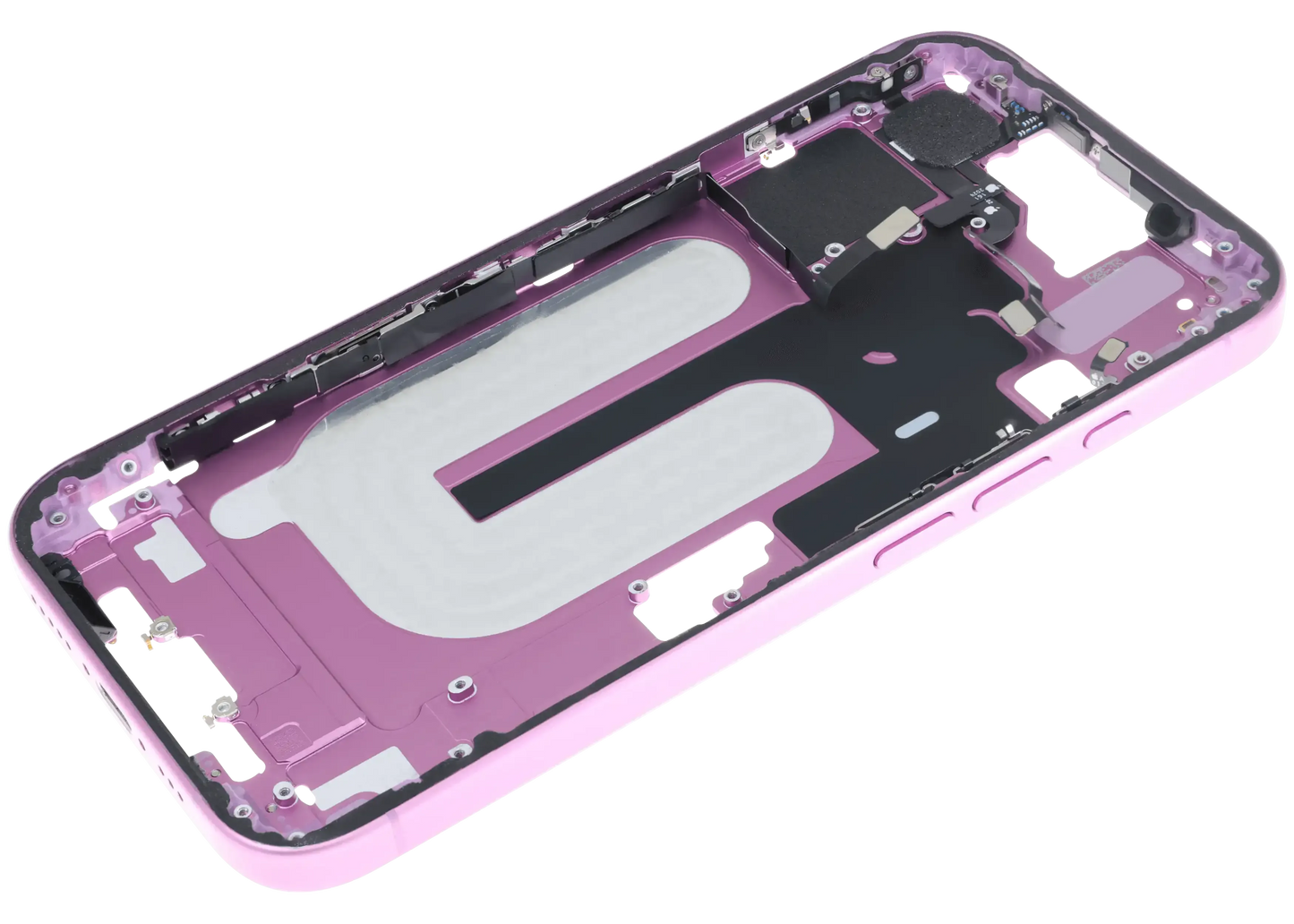 Mid-Frame Housing W/ Small Parts For iPhone 16 (US Version) (Pull) (Pink)