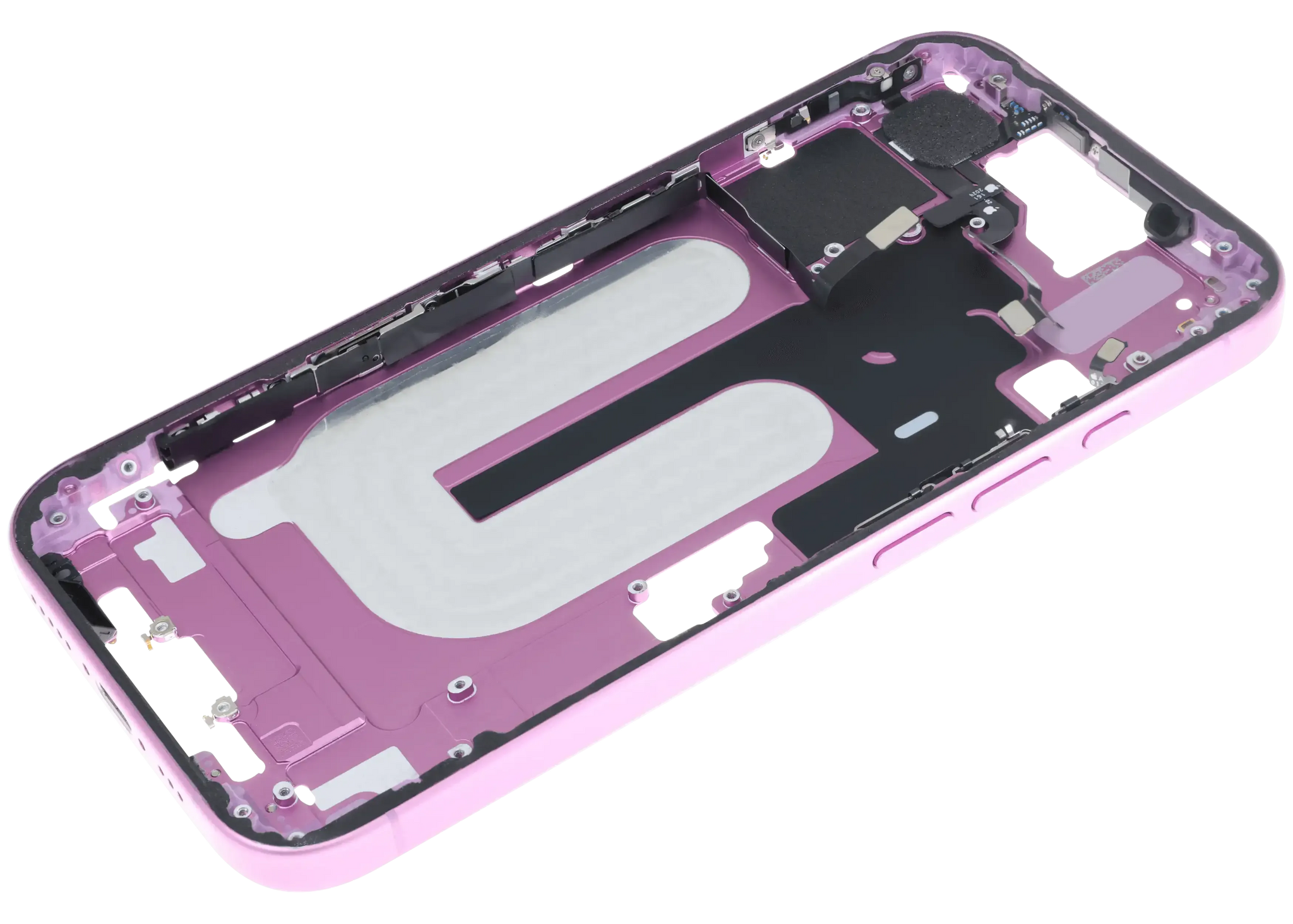Mid-Frame Housing W/ Small Parts For iPhone 16 (US Version) (Pull) (Pink)