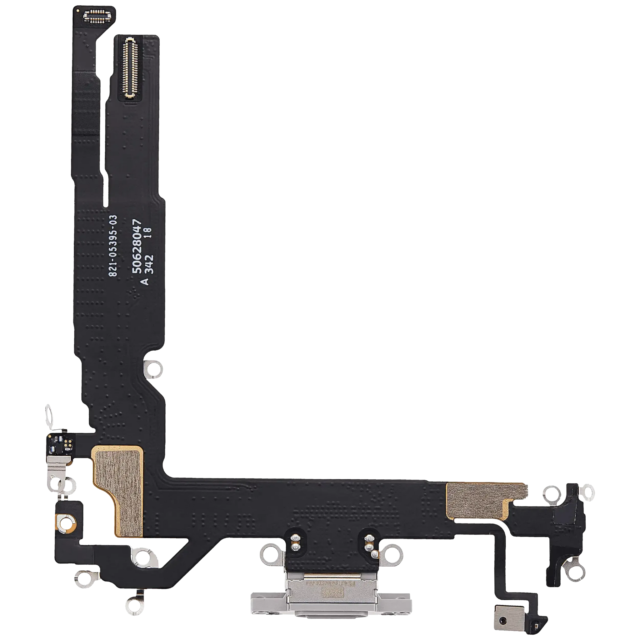 Charging Port Flex Cable For iPhone 17 (Pull) (White)