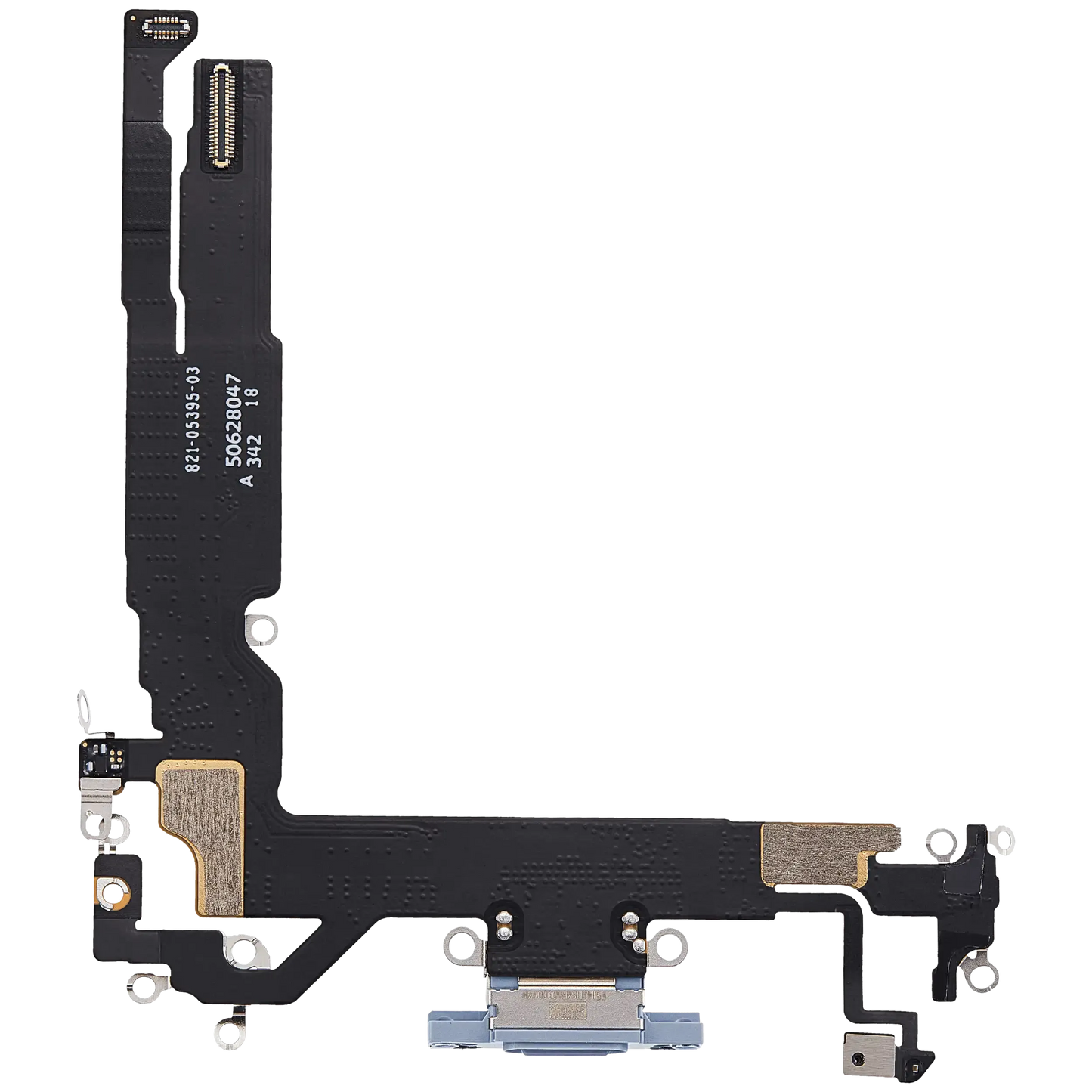 Charging Port Flex Cable For iPhone 17 (Pull) (Mist Blue)