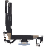 Charging Port Flex Cable For iPhone 17 (Pull) (Mist Blue)