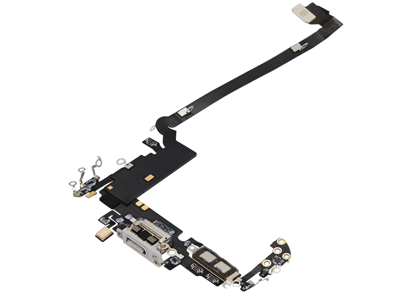 Charging Port Flex Cable For iPhone 17 Pro Max (Pull) (International Version) (Silver)