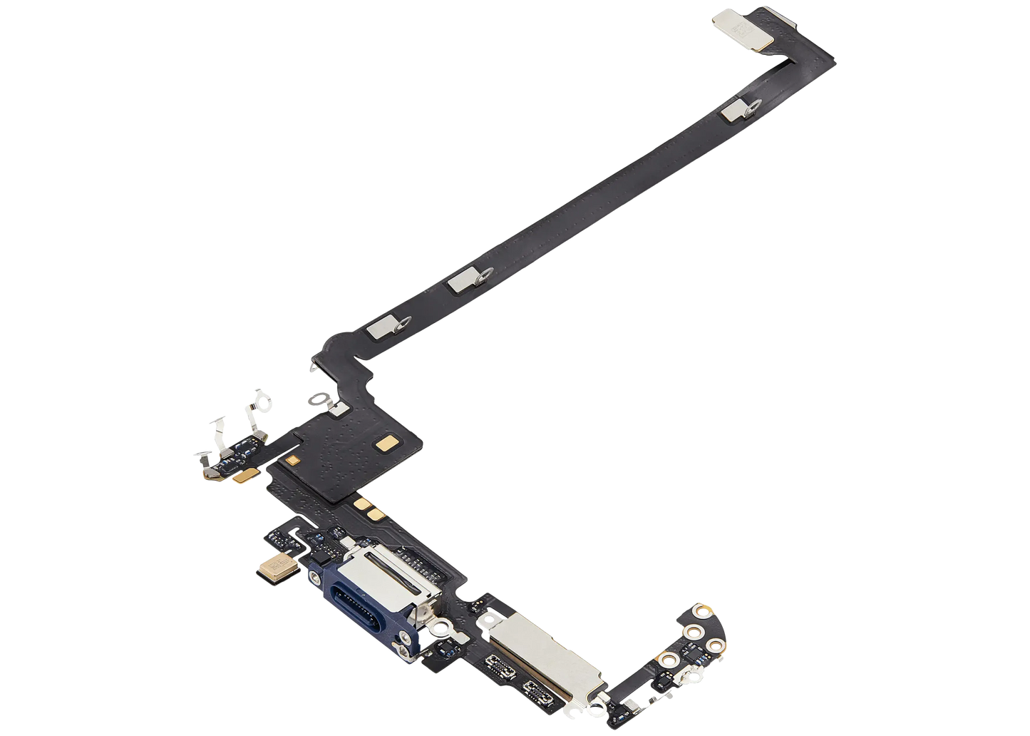 Charging Port Flex Cable For iPhone 17 Pro Max (Pull) (US Version) (Deep Blue)