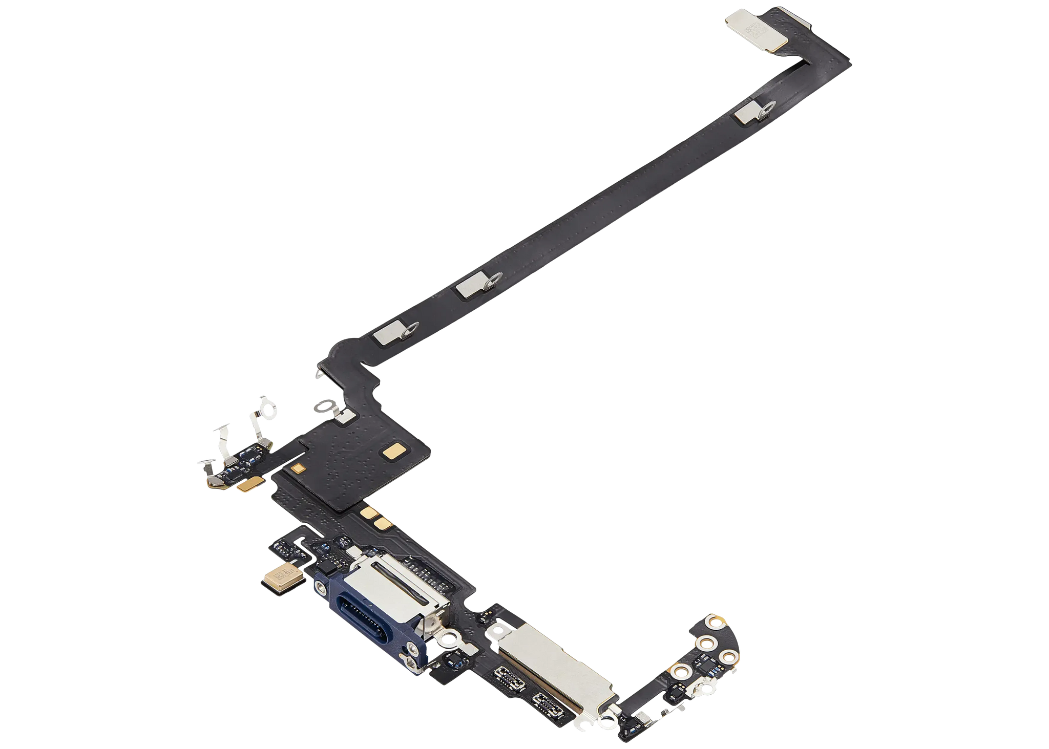 Charging Port Flex Cable For iPhone 17 Pro Max (Pull) (US Version) (Deep Blue)
