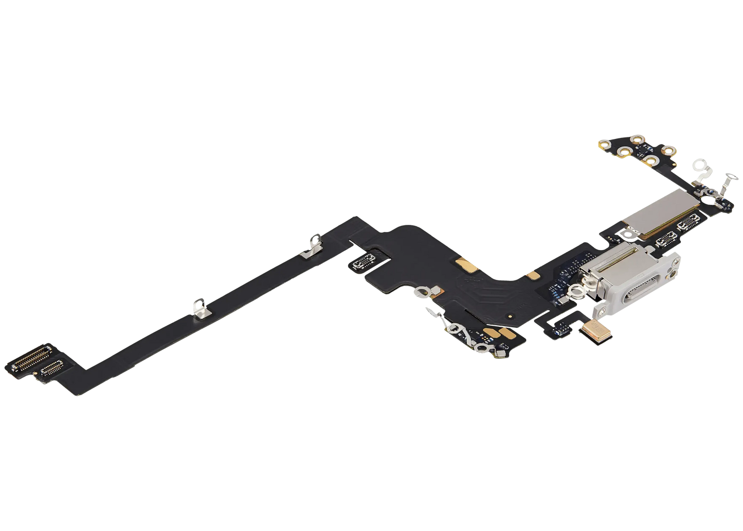 Charging Port Flex Cable For iPhone 17 Pro (Pull) (International Version) (Silver)
