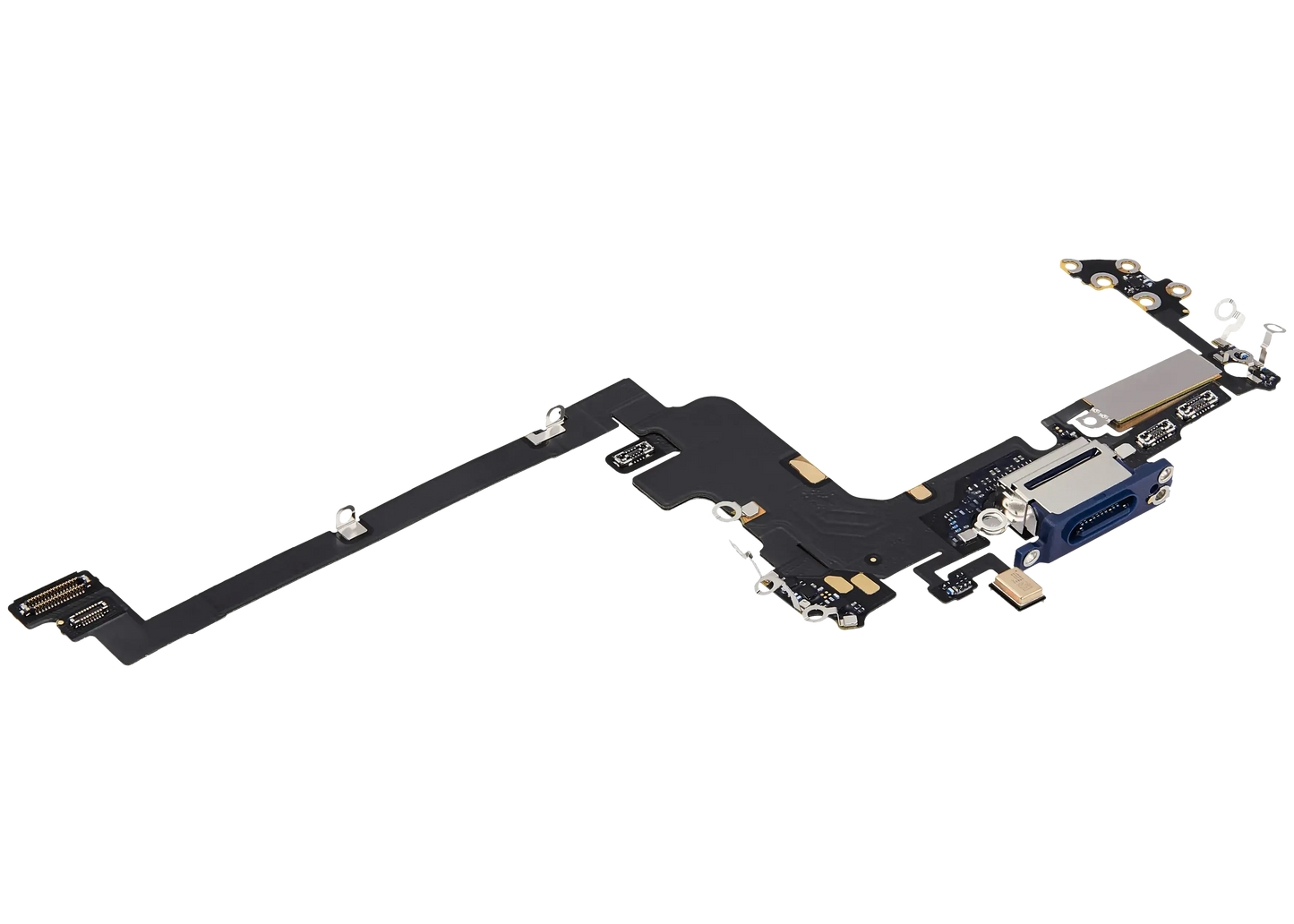 Charging Port Flex Cable For iPhone 17 Pro (Pull) (International Version) (Deep Blue)