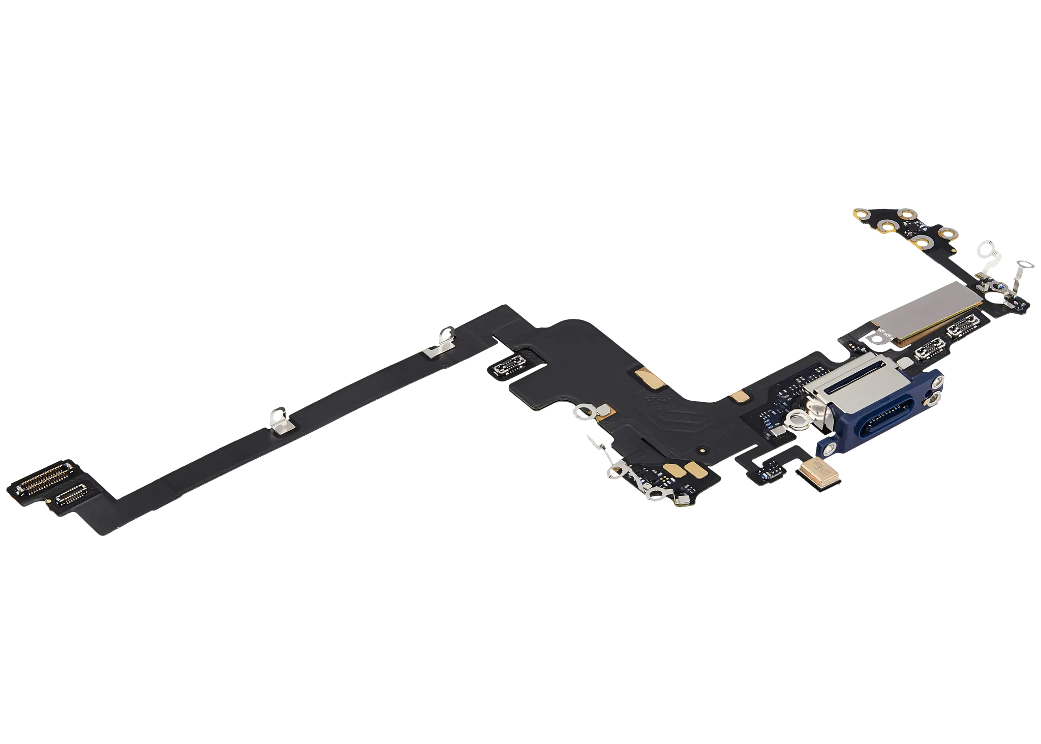 Charging Port Flex Cable For iPhone 17 Pro (Pull) (International Version) (Deep Blue)