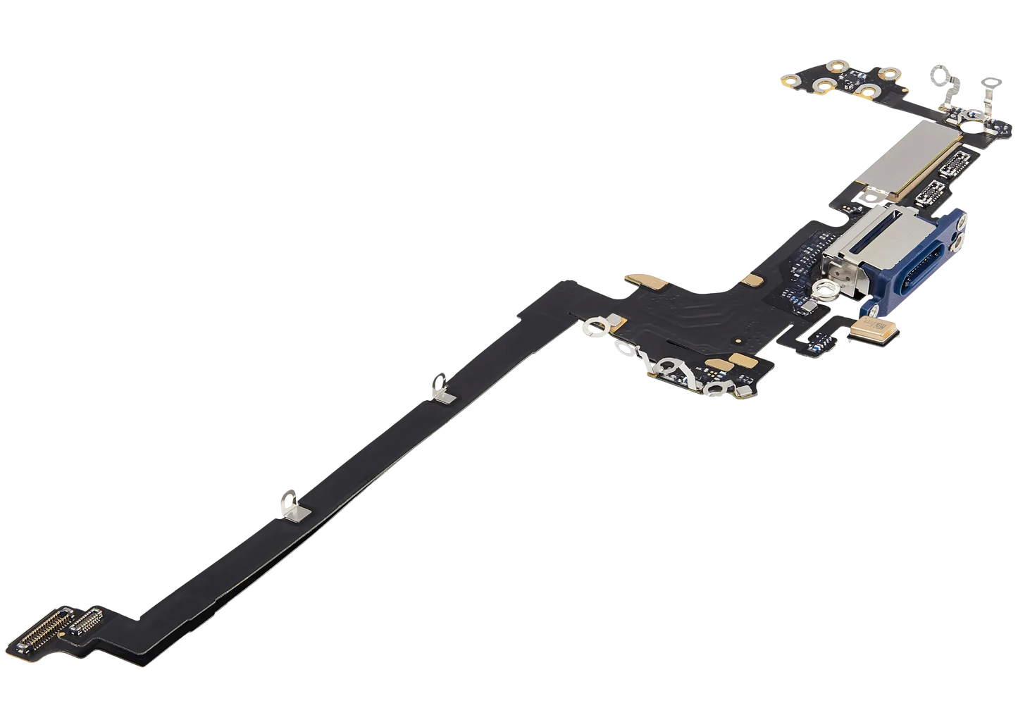 Charging Port Flex Cable For iPhone 17 Pro (Pull) (US Version) (Deep Blue)