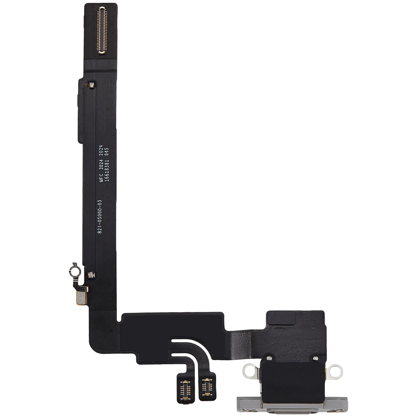 Charging Port Flex Cable For iPhone 16 Pro Max (Pull) (White Titanium)