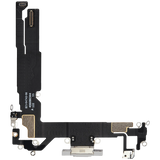 Charging Port Flex Cable For iPhone 16 (Pull) (White)