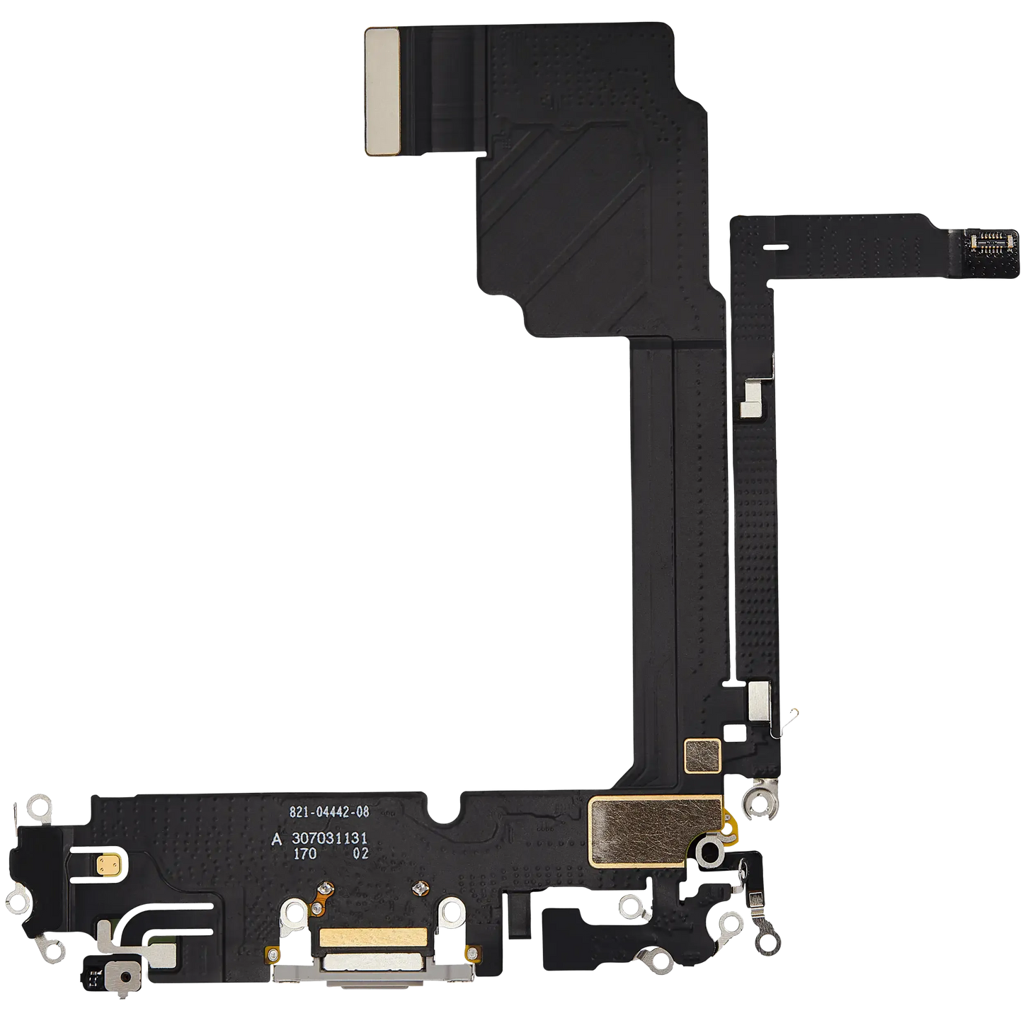 Charging Port Flex Cable For iPhone 15 Pro Max (Pull) (White Titanium)