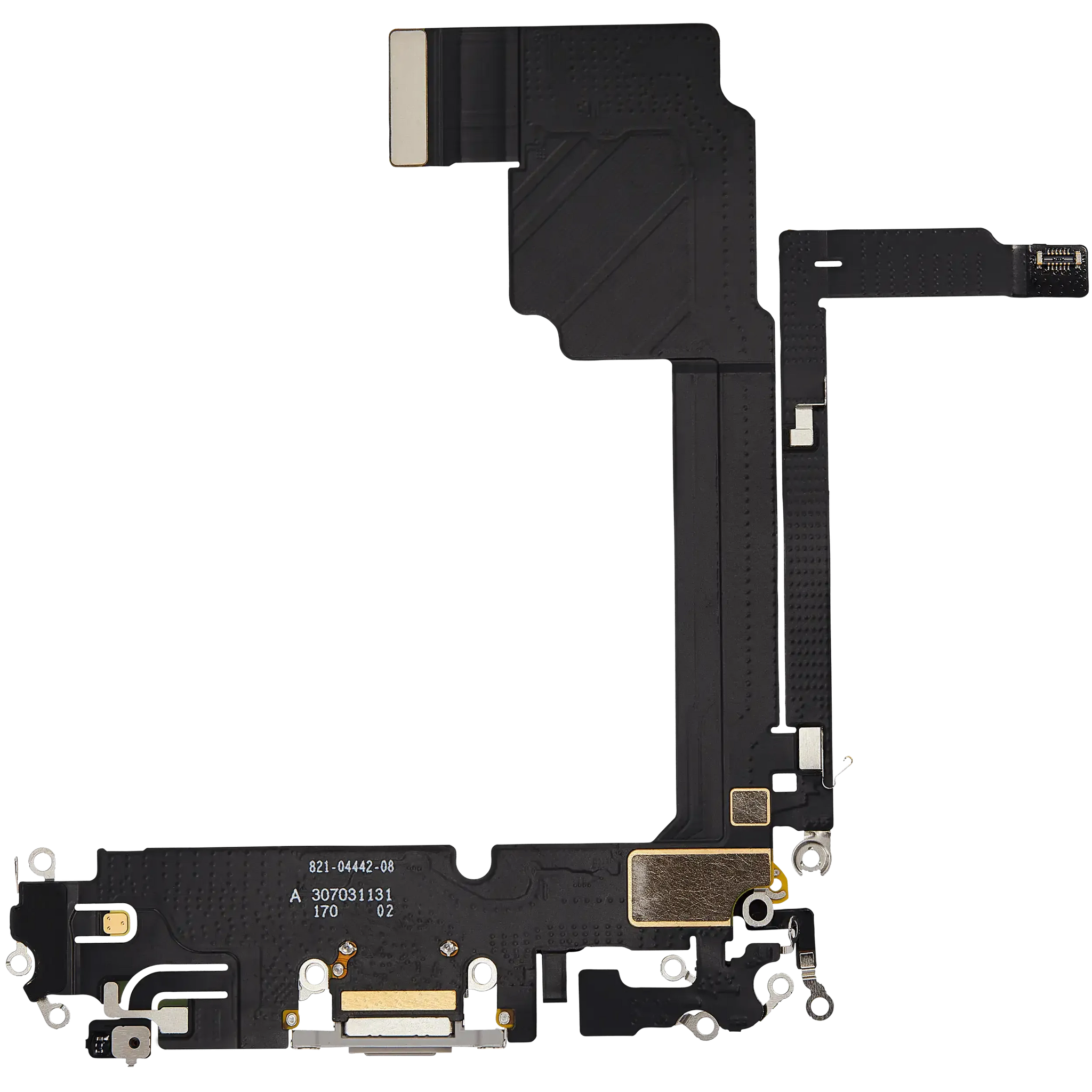 Charging Port Flex Cable For iPhone 15 Pro Max (Pull) (White Titanium)