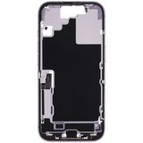 Mid-Frame Housing W/ Charging Port Flex & Small Parts For iPhone 17 (US Version) (Pull) (Lavender)