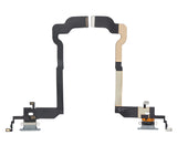 Charging Port Flex Cable For iPhone X (Pull) (Silver)