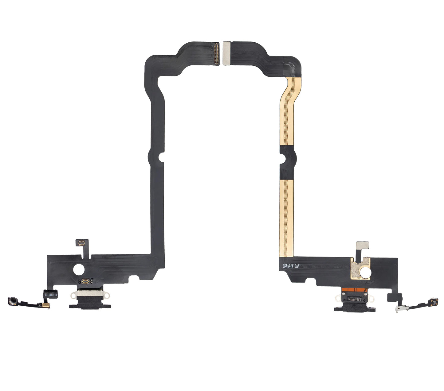 Charging Port Flex Cable For iPhone XS Max (Pull) (Space Gray)