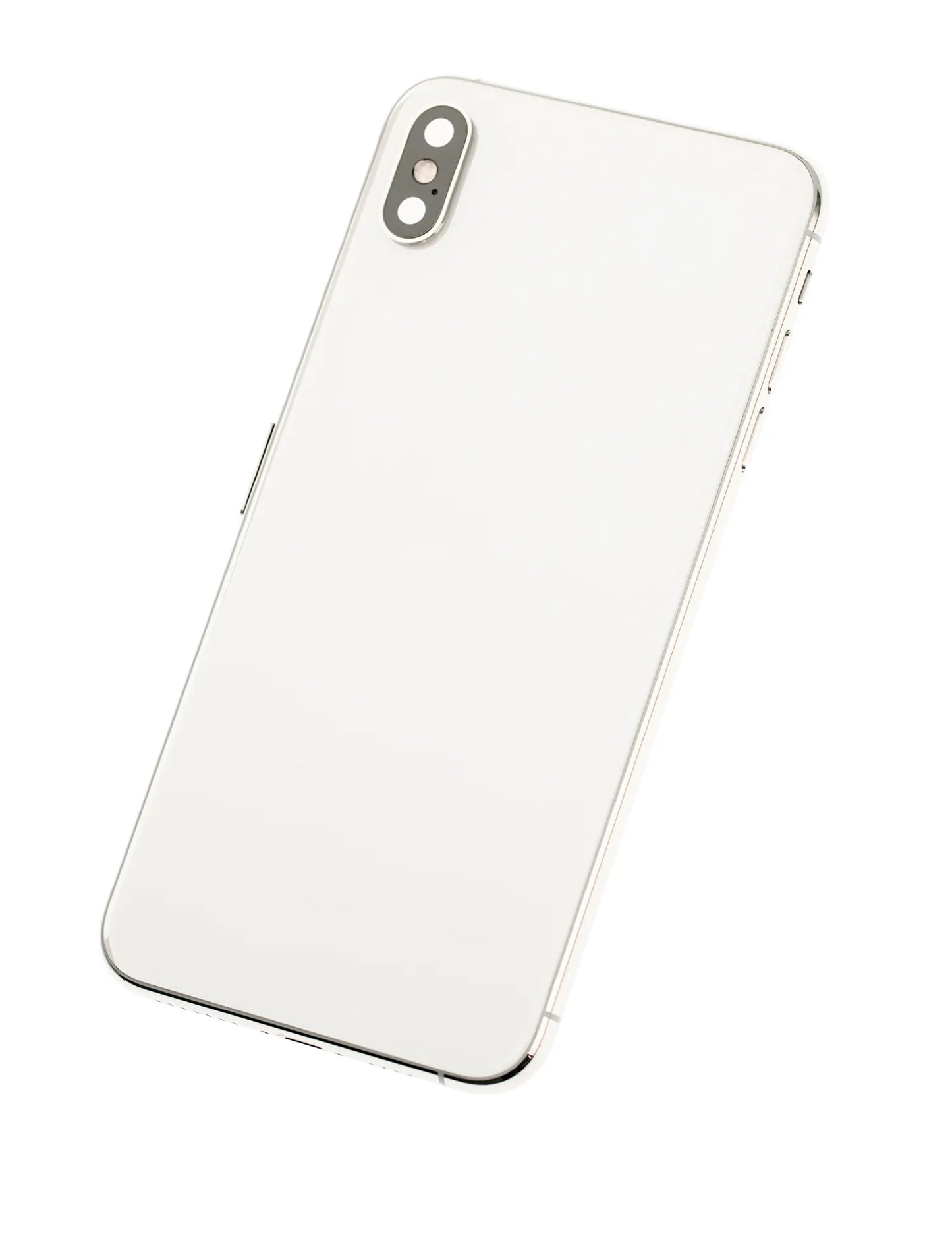 Back Housing W/ Small Components Pre-Installed For iPhone XS Max (Used OEM) (Pull) (Silver)