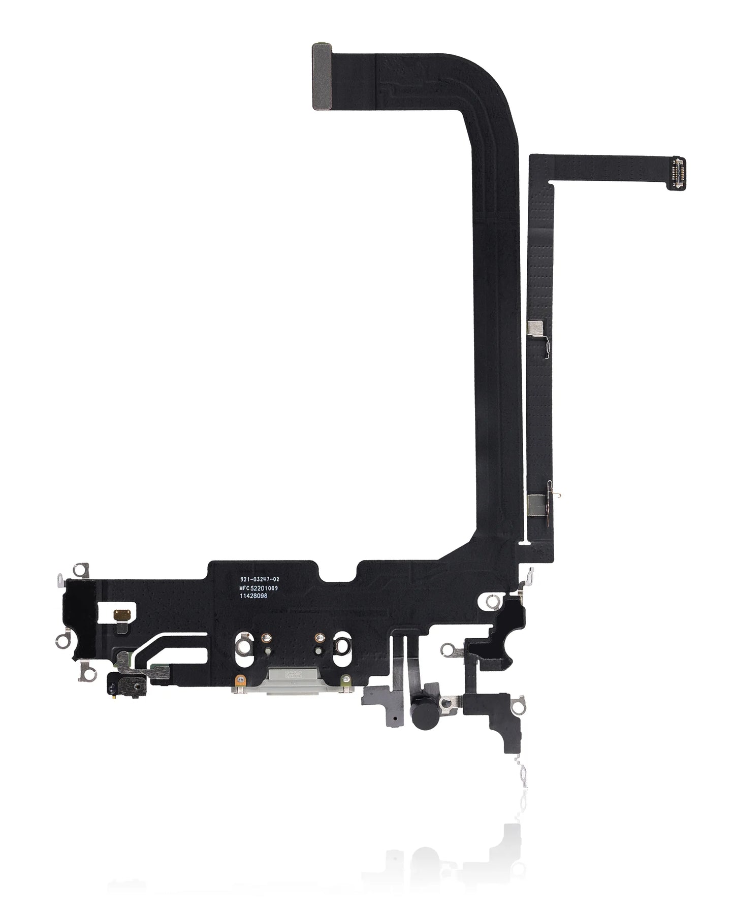 Charging Port Flex Cable For iPhone 13 Pro Max (Pull) (Silver)