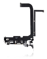 Charging Port Flex Cable For iPhone 13 Pro Max (Pull) (Silver)
