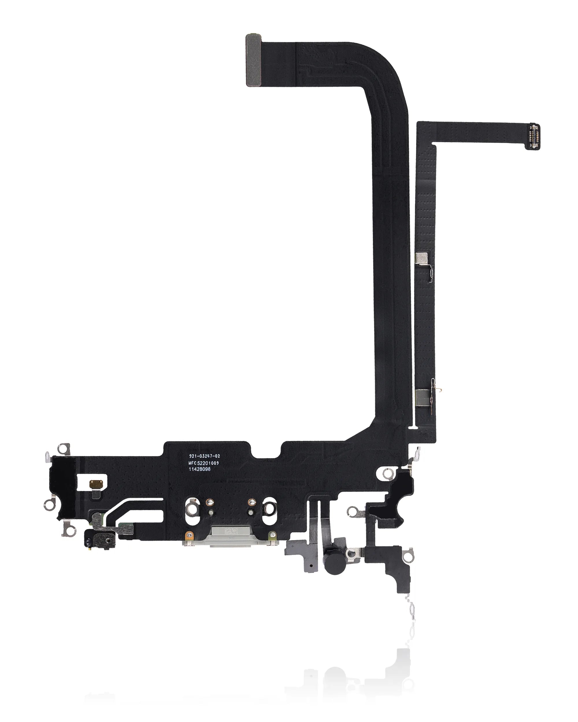 Charging Port Flex Cable For iPhone 13 Pro Max (Pull) (Silver)