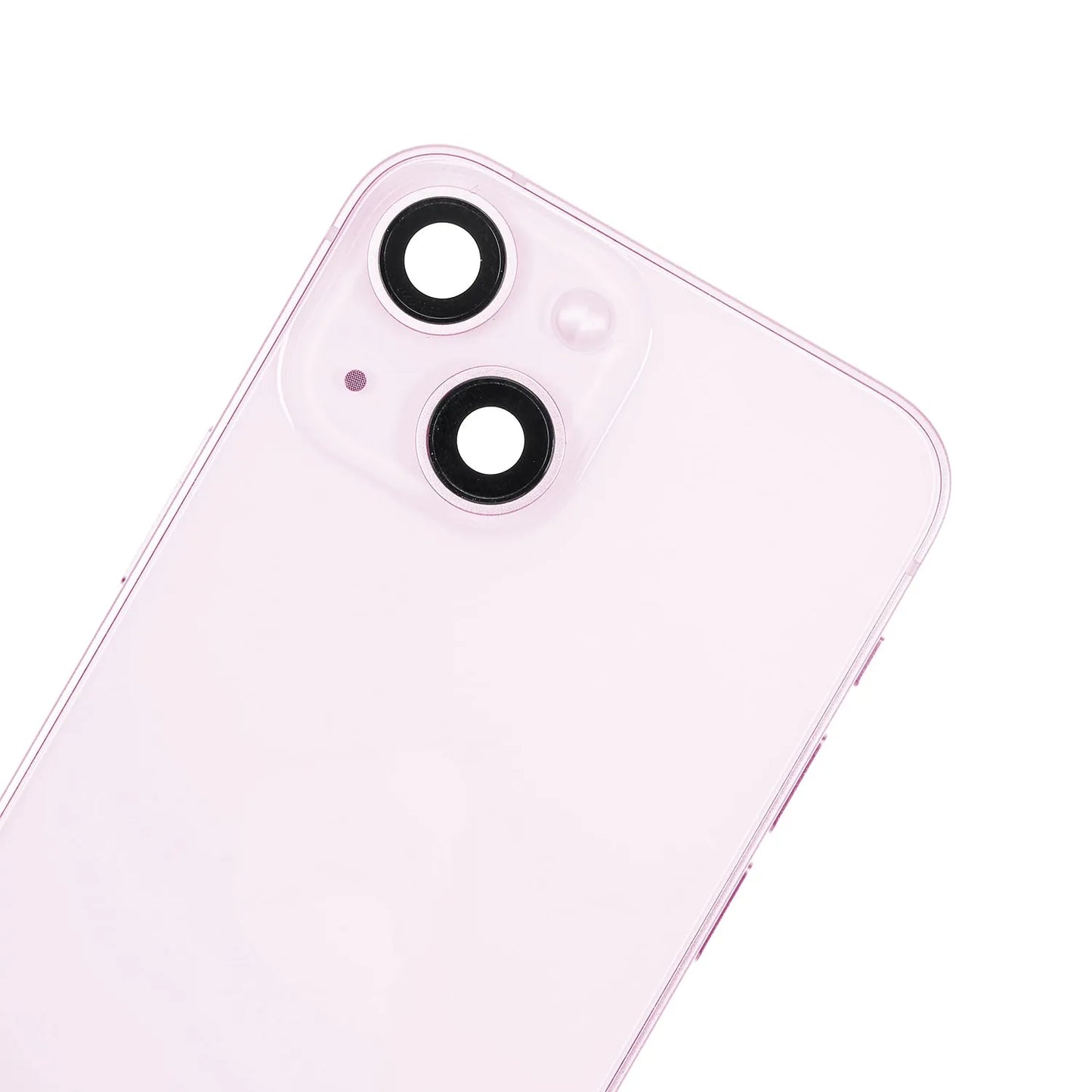 Back Housing W/ Charging Port Flex & Small Parts For iPhone 13 Mini (EU / Global Version) (Used OEM) (Pull) (Pink)