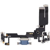 Charging Port Flex Cable For iPhone 14 (Pull) (Blue)