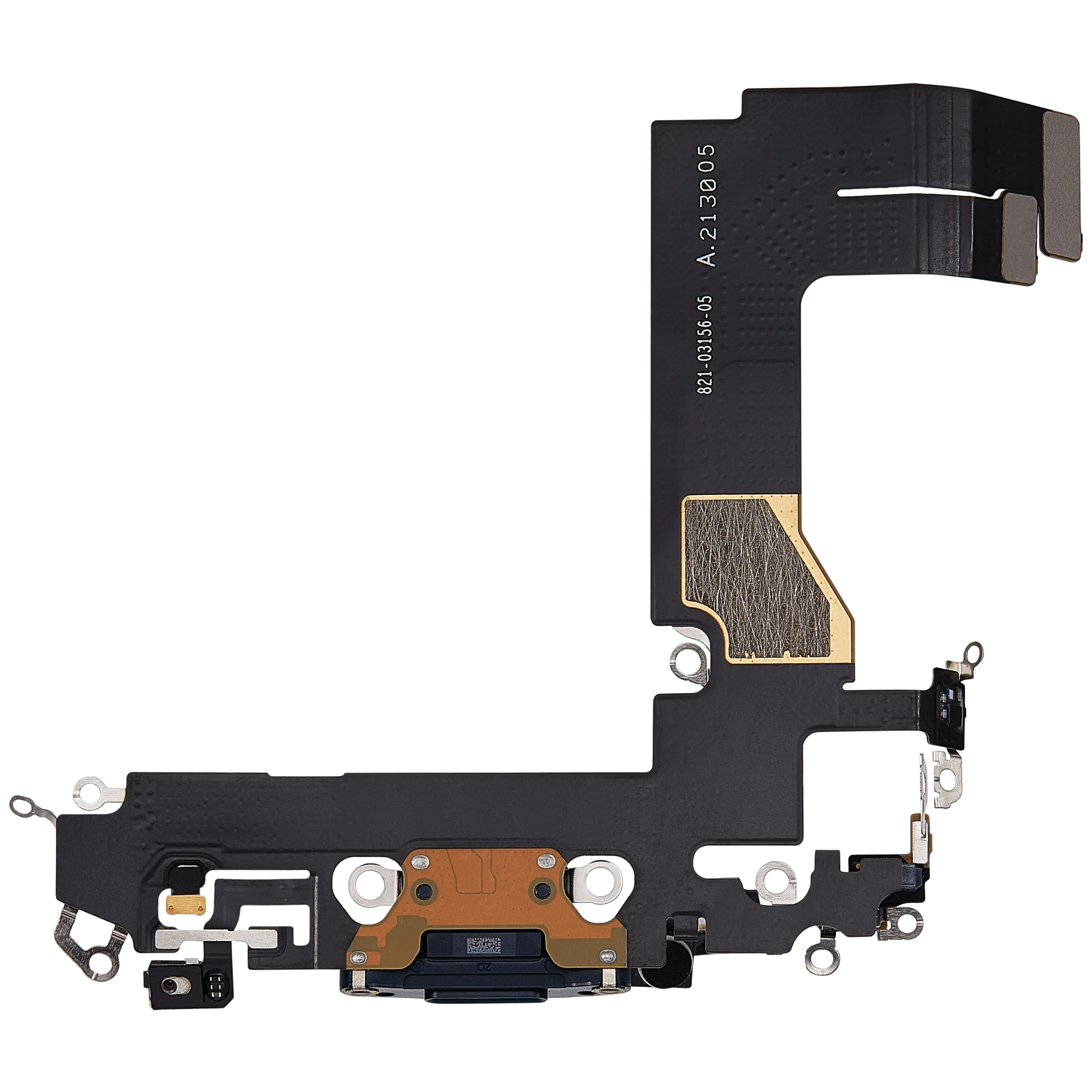 Charging Port Flex Cable For iPhone 13 Mini (Pull) (Midnight)
