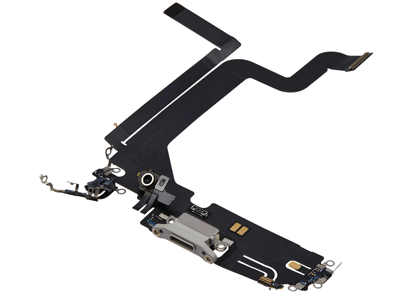 Charging Port Flex Cable For iPhone 14 Pro Max (Pull) (Silver)