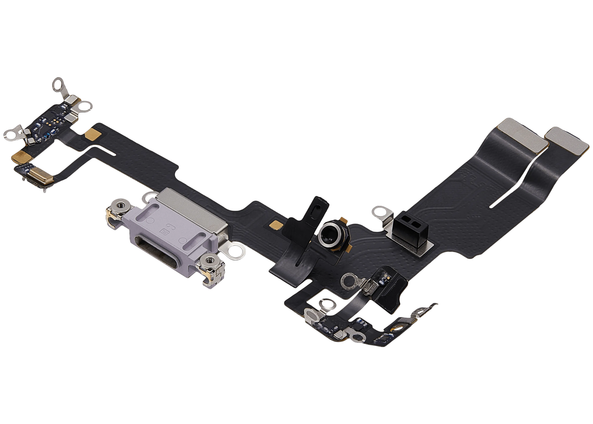 Charging Port Flex Cable For iPhone 14 (Pull) (Purple)