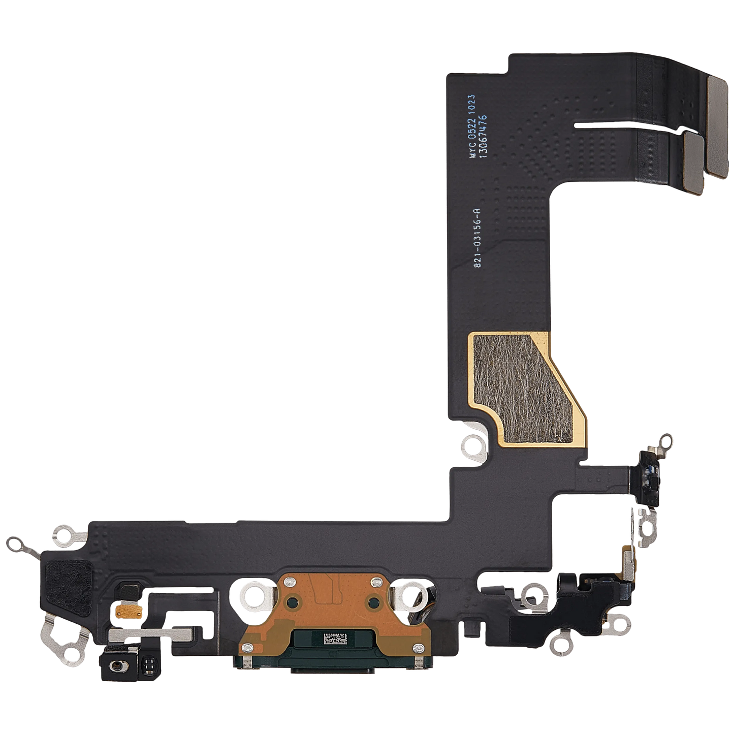 Charging Port Flex Cable For iPhone 13 Mini (Pull) (Green)