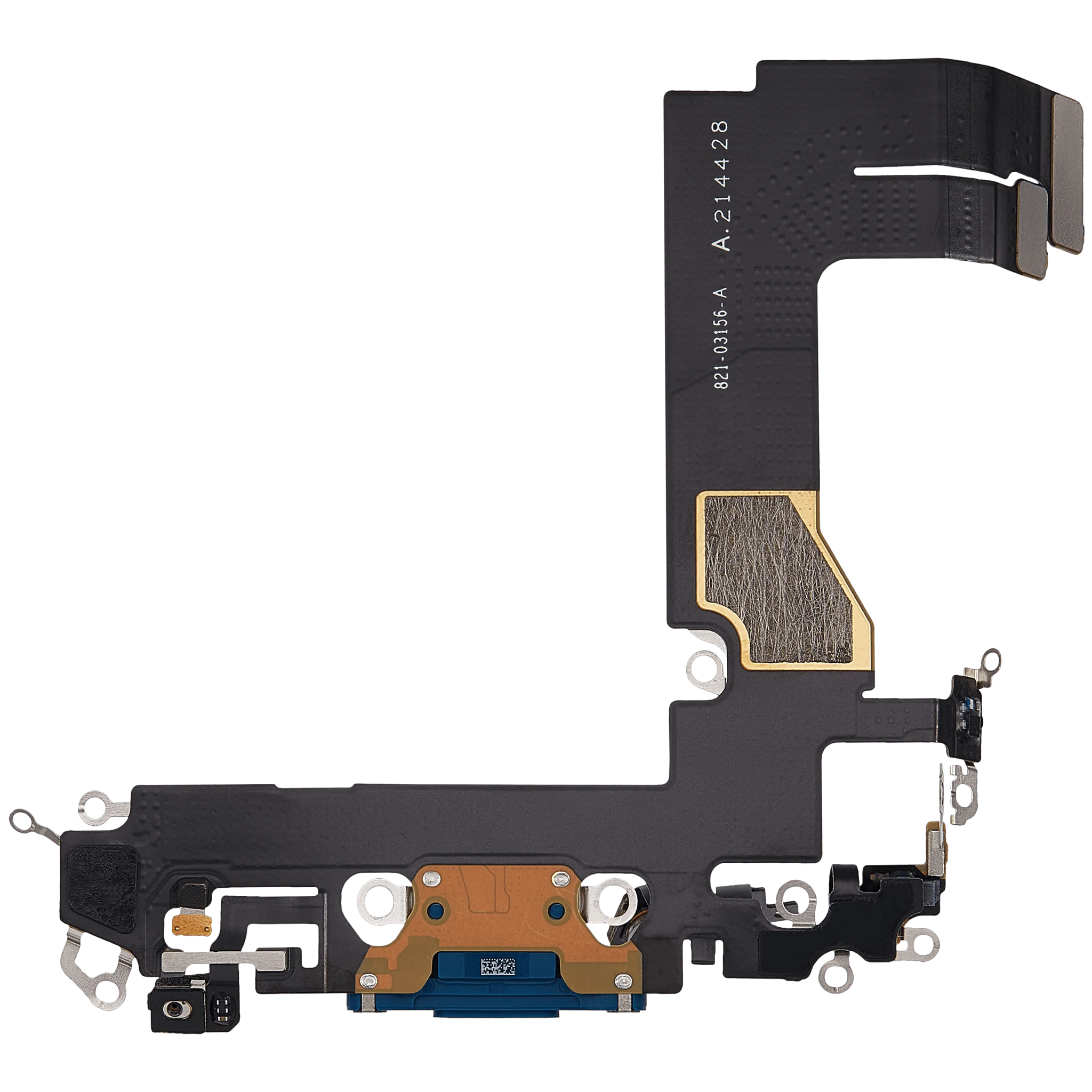 Charging Port Flex Cable For iPhone 13 Mini (Pull) (Blue)