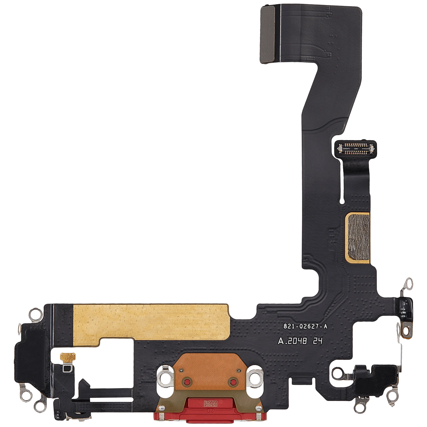 Charging Port Flex Cable For iPhone 12 (Pull) (Red)