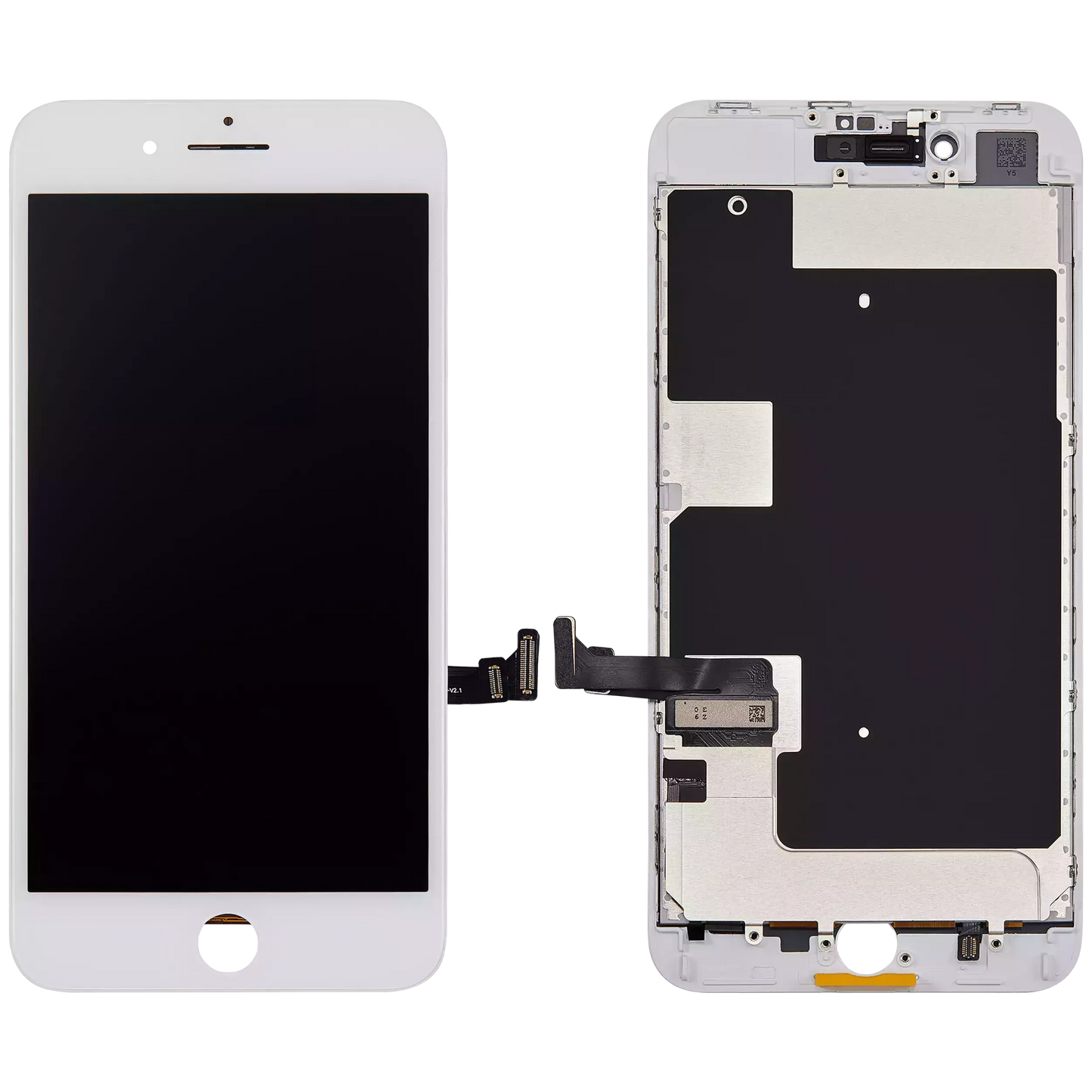 LCD Assembly With Steel Plate For iPhone 8 Plus (Pro LCD) (White)