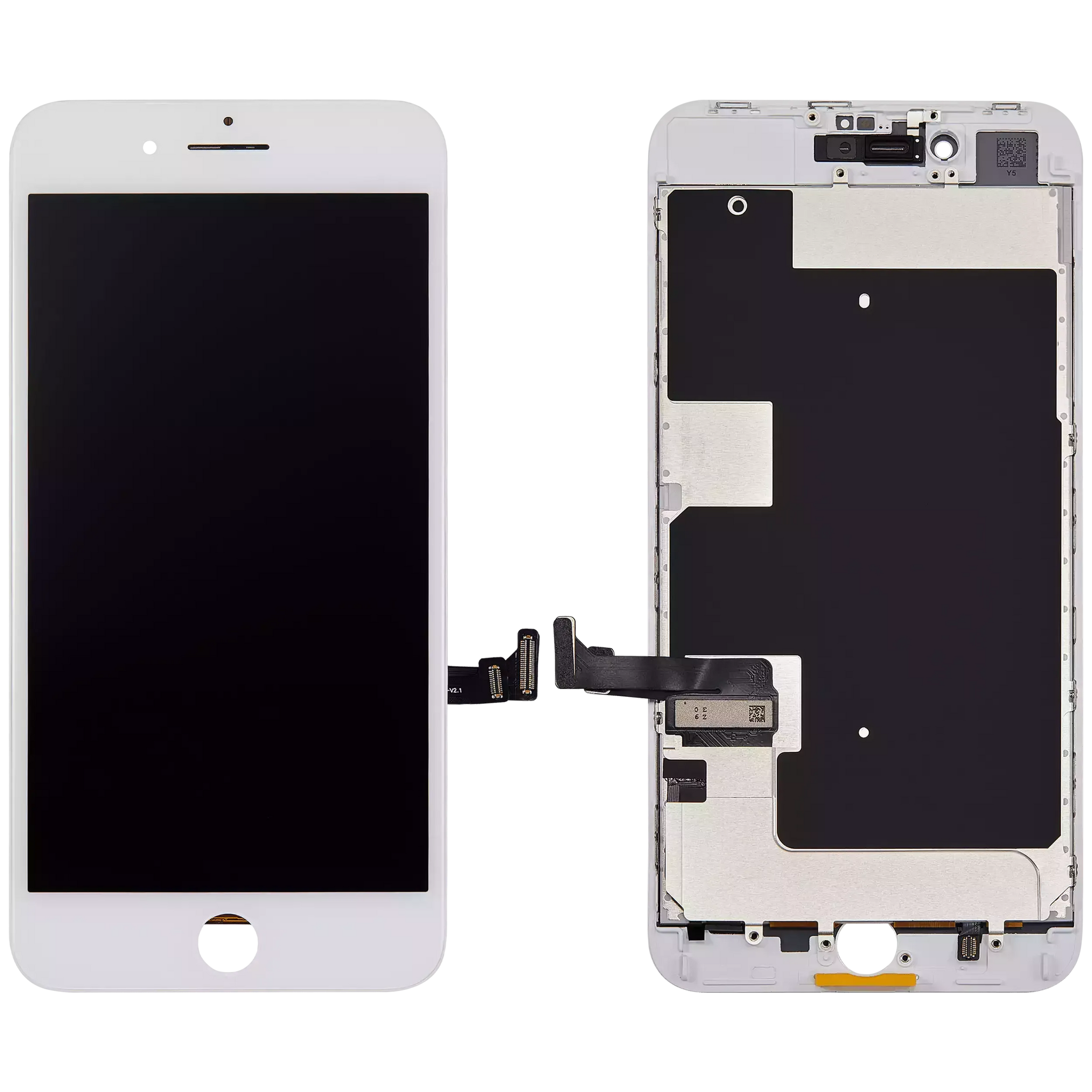 LCD Assembly With Steel Plate For iPhone 8 Plus (Pro LCD) (White)