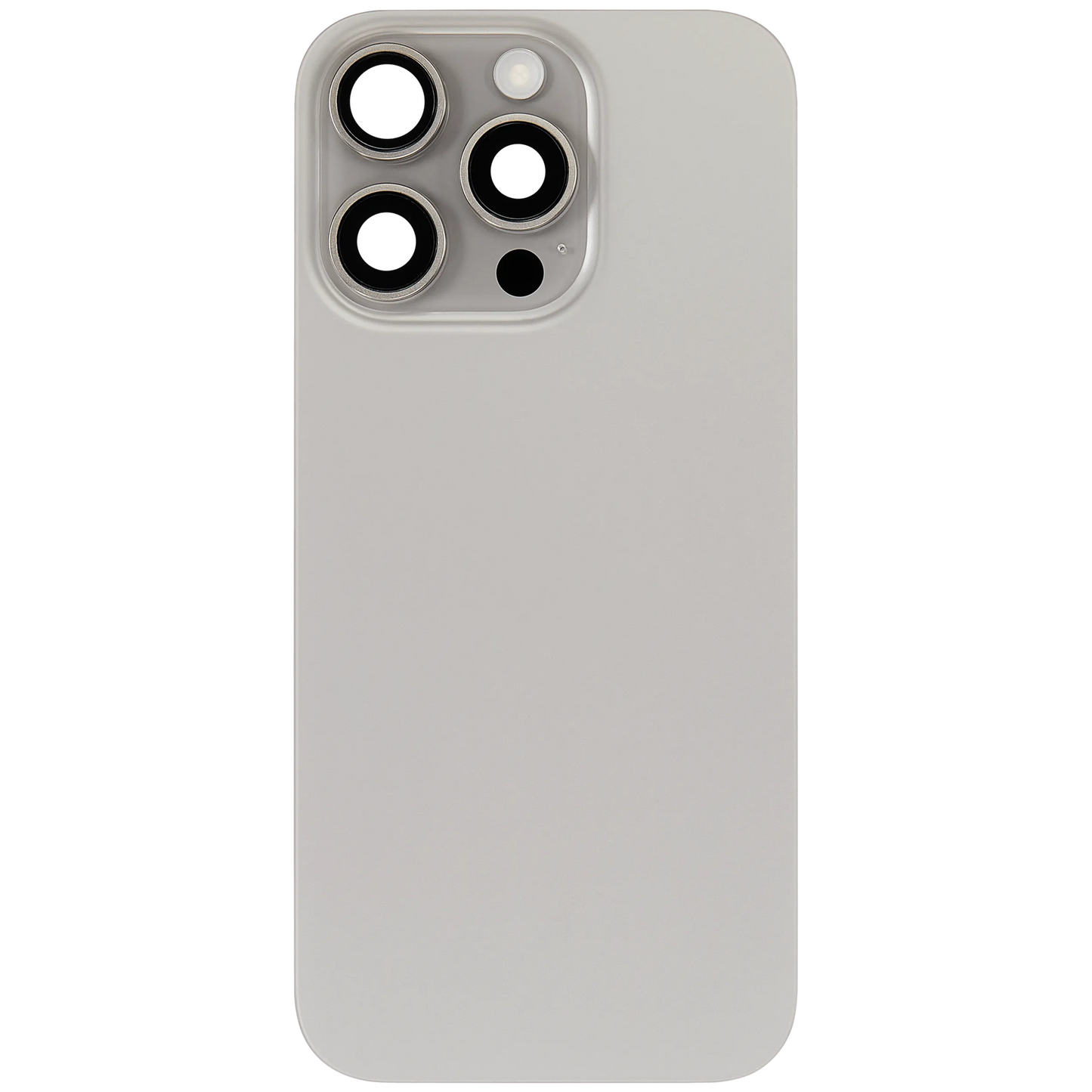 Back Glass w/ MagSafe Magnet & NFC & Flashlight Flex For iPhone 16 Pro (Pull) (Natural Titanium)