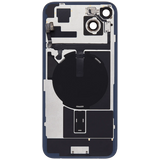 Back Glass w/ MagSafe Magnet & NFC & Flashlight Flex For iPhone 15 Plus (Pull) (Blue)
