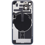 Back Glass w/ MagSafe Magnet & NFC & Flashlight Flex For iPhone 14 (Pull) (Purple)