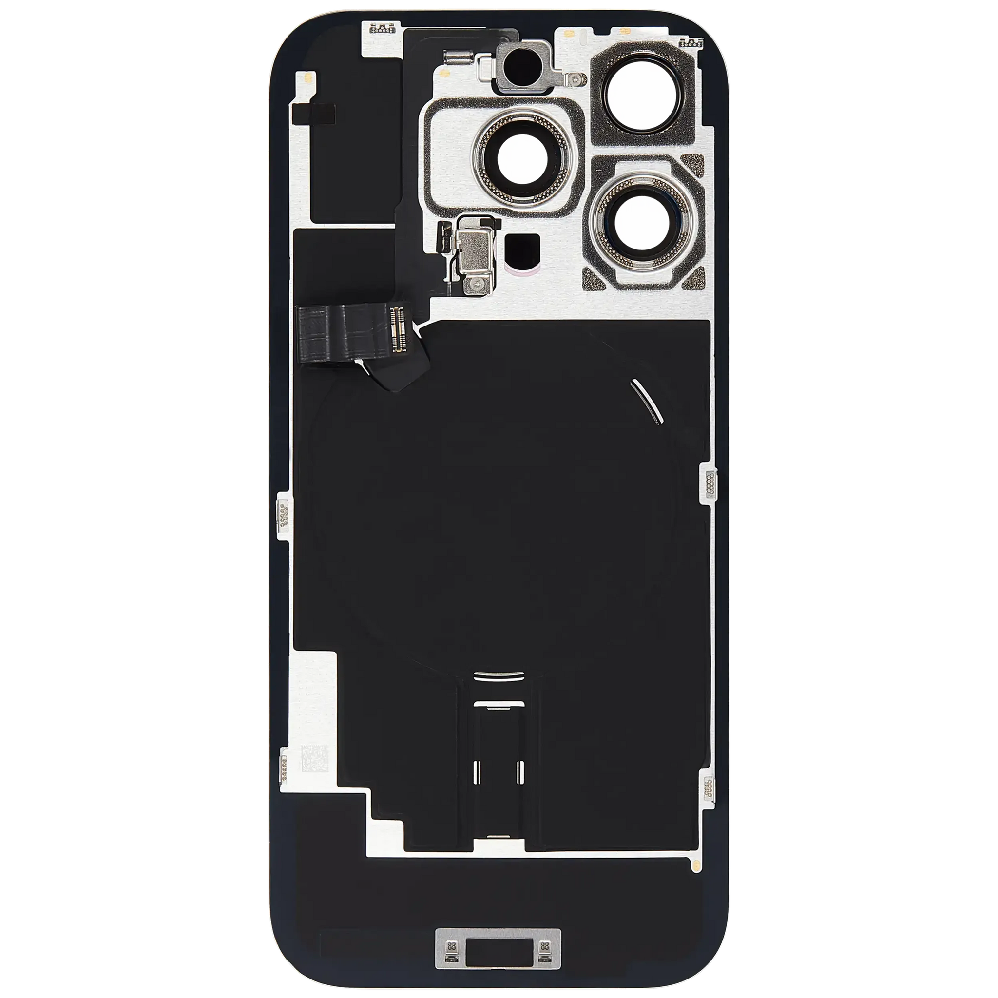 Back Glass w/ MagSafe Magnet & NFC & Flashlight Flex For iPhone 16 Pro (Pull) (Desert Titanium)