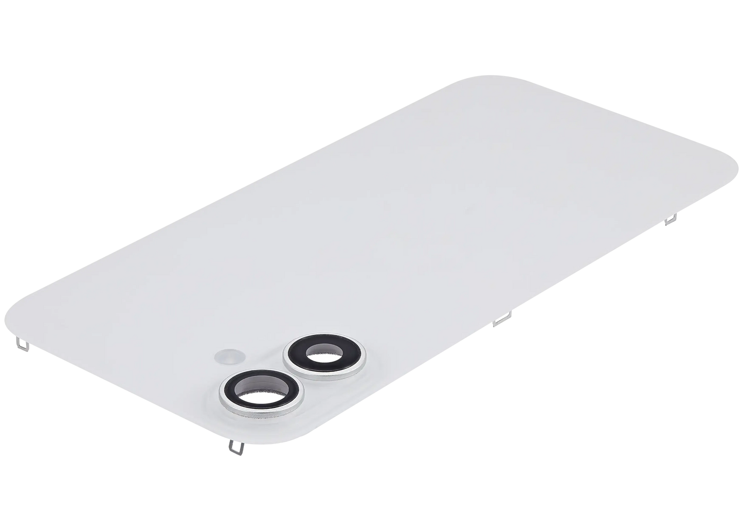Back Glass w/ MagSafe Magnet & NFC & Flashlight Flex For iPhone 16 Plus (Pull) (White)