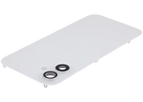 Back Glass w/ MagSafe Magnet & NFC & Flashlight Flex For iPhone 16 Plus (Pull) (White)