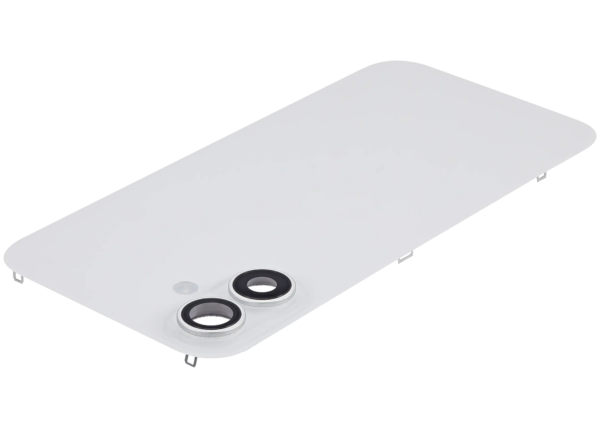 Back Glass w/ MagSafe Magnet & NFC & Flashlight Flex For iPhone 16 Plus (Pull) (White)