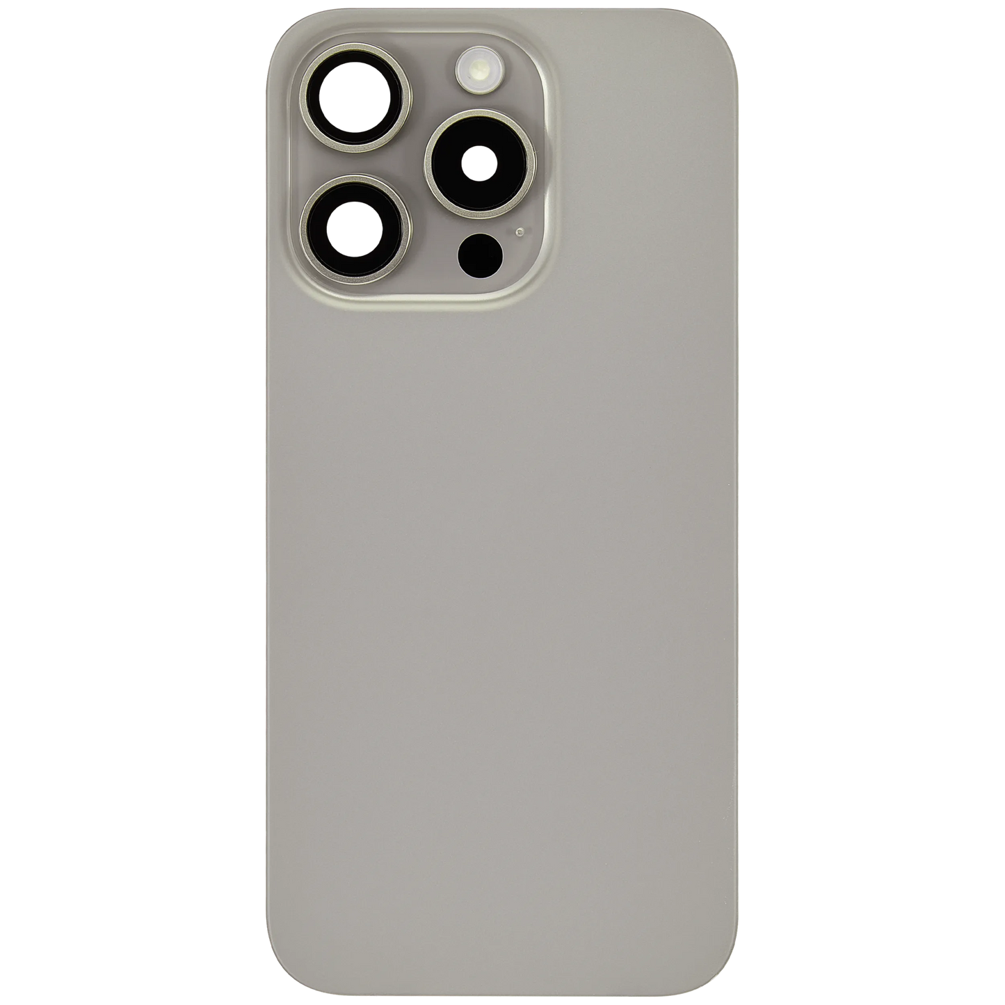 Back Glass w/ MagSafe Magnet & NFC & Flashlight Flex For iPhone 15 Pro (Pull) (Natural Titanium)