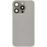 Back Glass w/ MagSafe Magnet & NFC & Flashlight Flex For iPhone 15 Pro (Pull) (Natural Titanium)