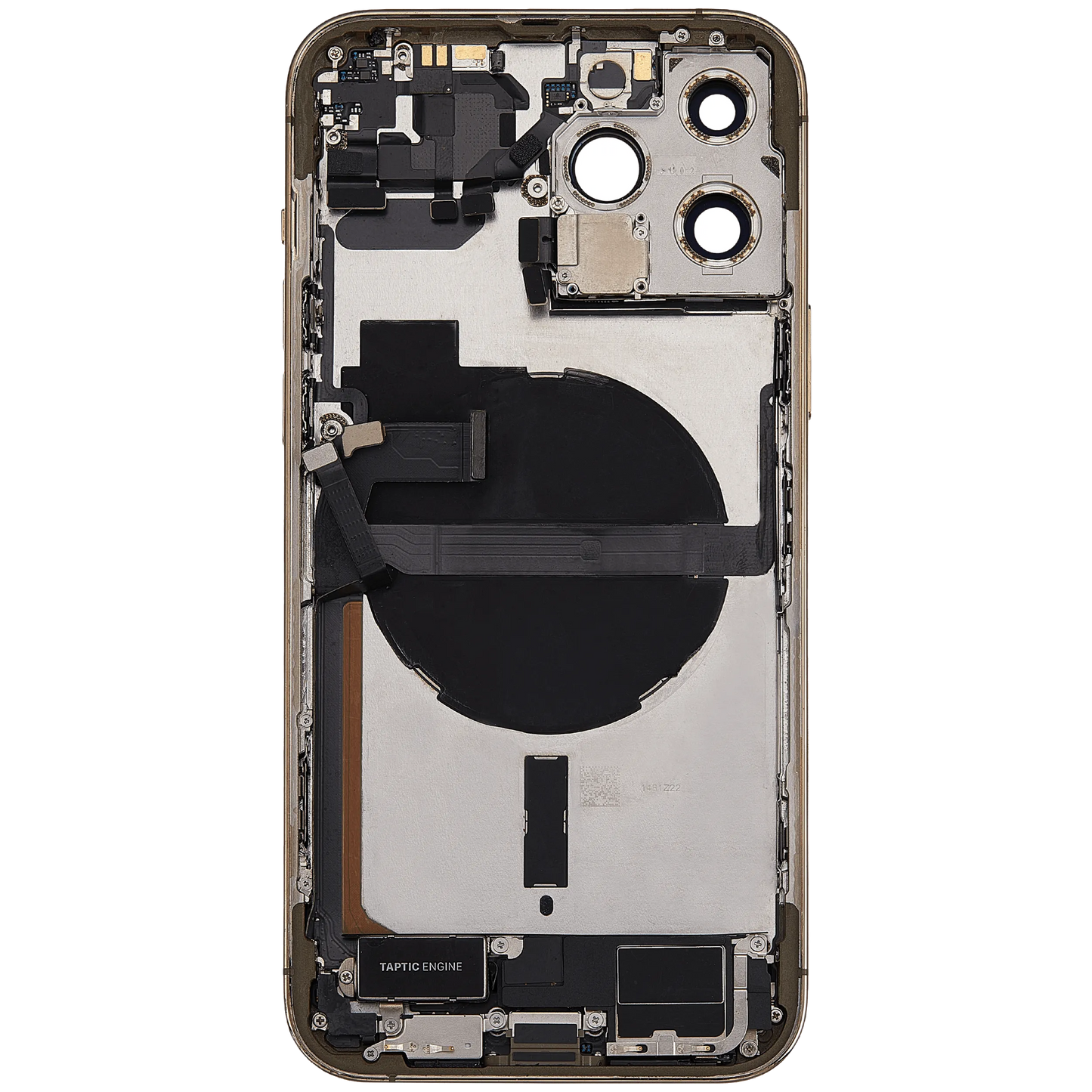 Back Housing W/ Charging Port Flex & Small Parts For iPhone 13 Pro Max (EU / Global Version) (Pull) (Gold)