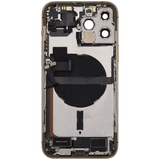 Back Housing W/ Charging Port Flex & Small Parts For iPhone 13 Pro Max (EU / Global Version) (Pull) (Gold)